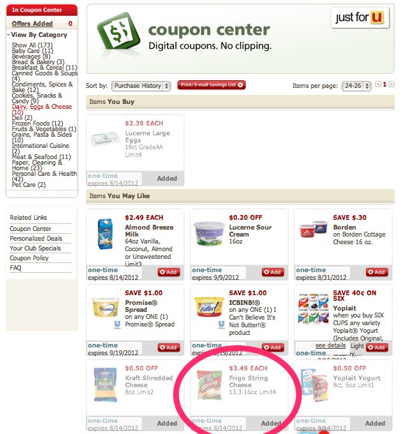 Randalls Justforu Coupon Center1 MyLitter One Deal At A Time