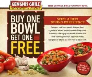 There are those that always talk about their really like of genghis ...