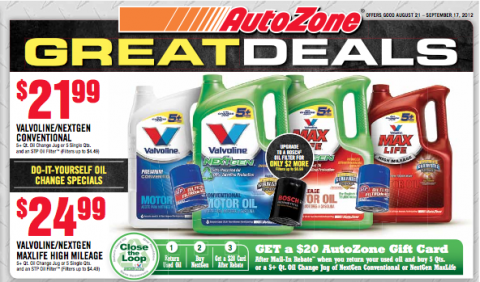 tiffany sale autozone