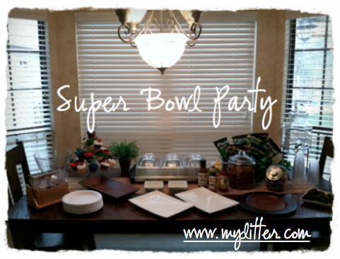 super bowl table scape