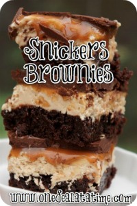 Snickers Brownies Recipe