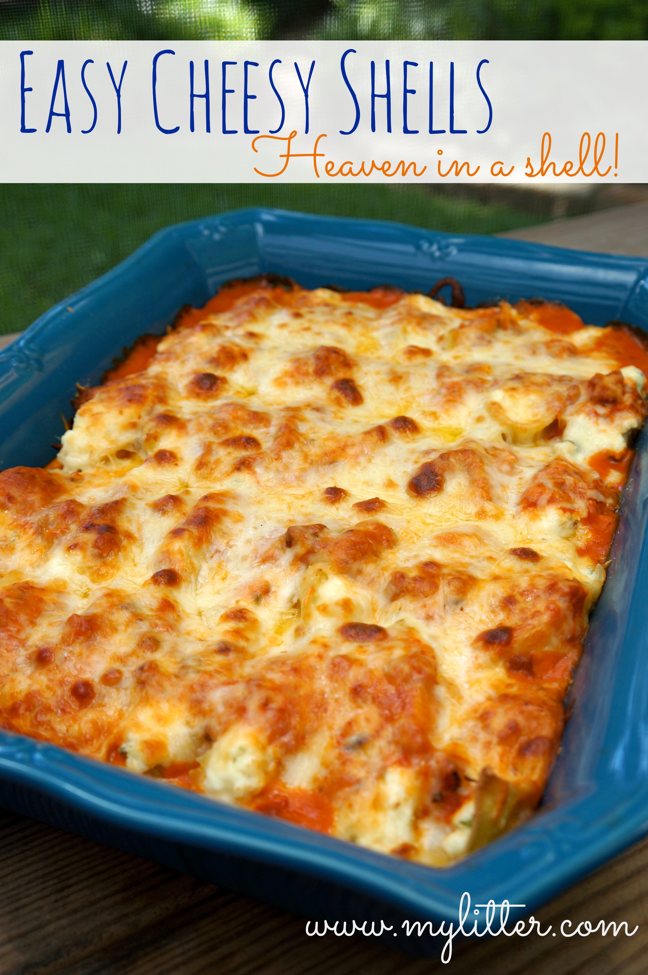 Easy Cheesy Shells - Ricotta Stuffed Shells - MyLitter - One Deal At A Time