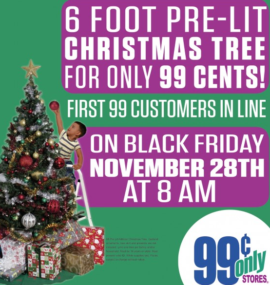 6' PreLit Christmas Trees only 0.99! {Black Friday Deal} MyLitter