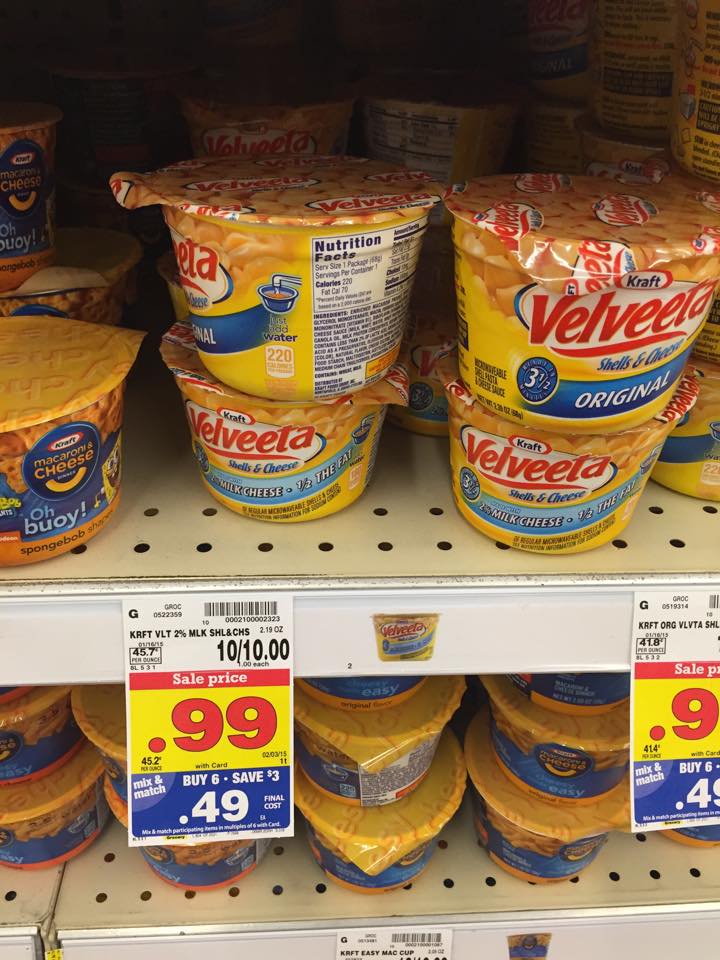 Kroger Mega Event Free Velveeta Mac n Cheese Cups! MyLitter One