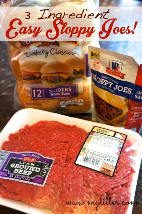 3 Ingredient Sloppy Joes with McCormick Skillet Sauces - MyLitter - One ...