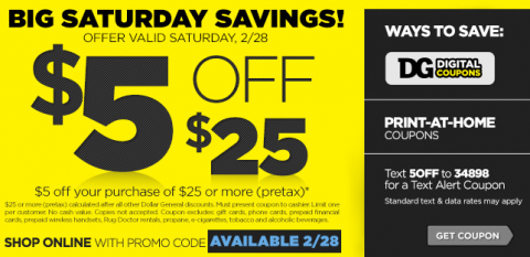 dollar general coupons