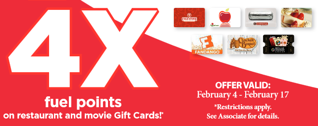 New Kroger Gift Card Promotion for Valentine's Day Earn 4X Gas Rewards - MyLitter - One Deal