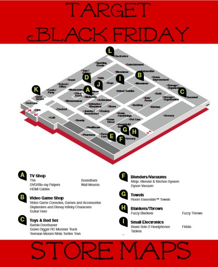 Target Black Friday Store Maps! Be Prepared - MyLitter - One Deal At A Time