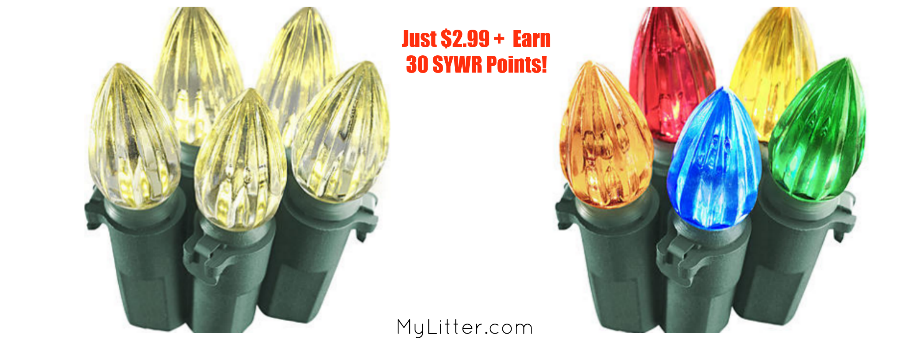 Kmart Pc Led Christmas Light Set Just Earn Sywr Points Mylitter One Deal At A Time