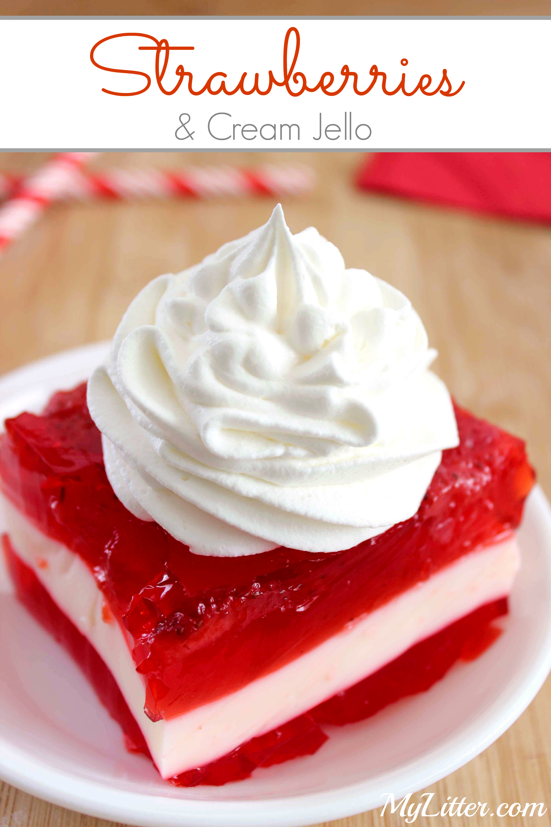 Strawberries & Cream Jello Recipe - MyLitter - One Deal At A Time