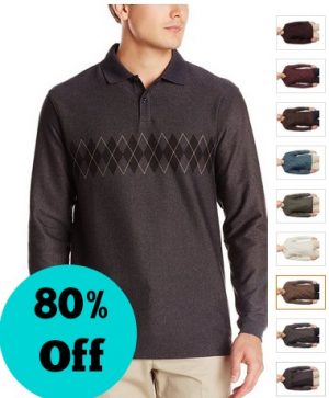 Amazon: Haggar Men's Long Sleeve Knit Shirts 80% Off! - MyLitter - One ...