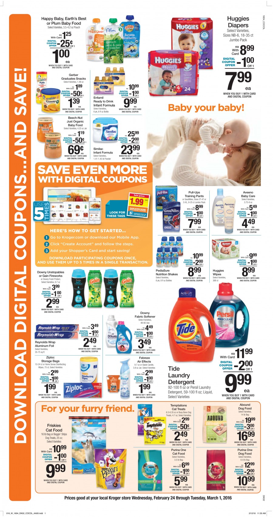 Kroger Ad Scan 2/24 3/1 MyLitter One Deal At A Time