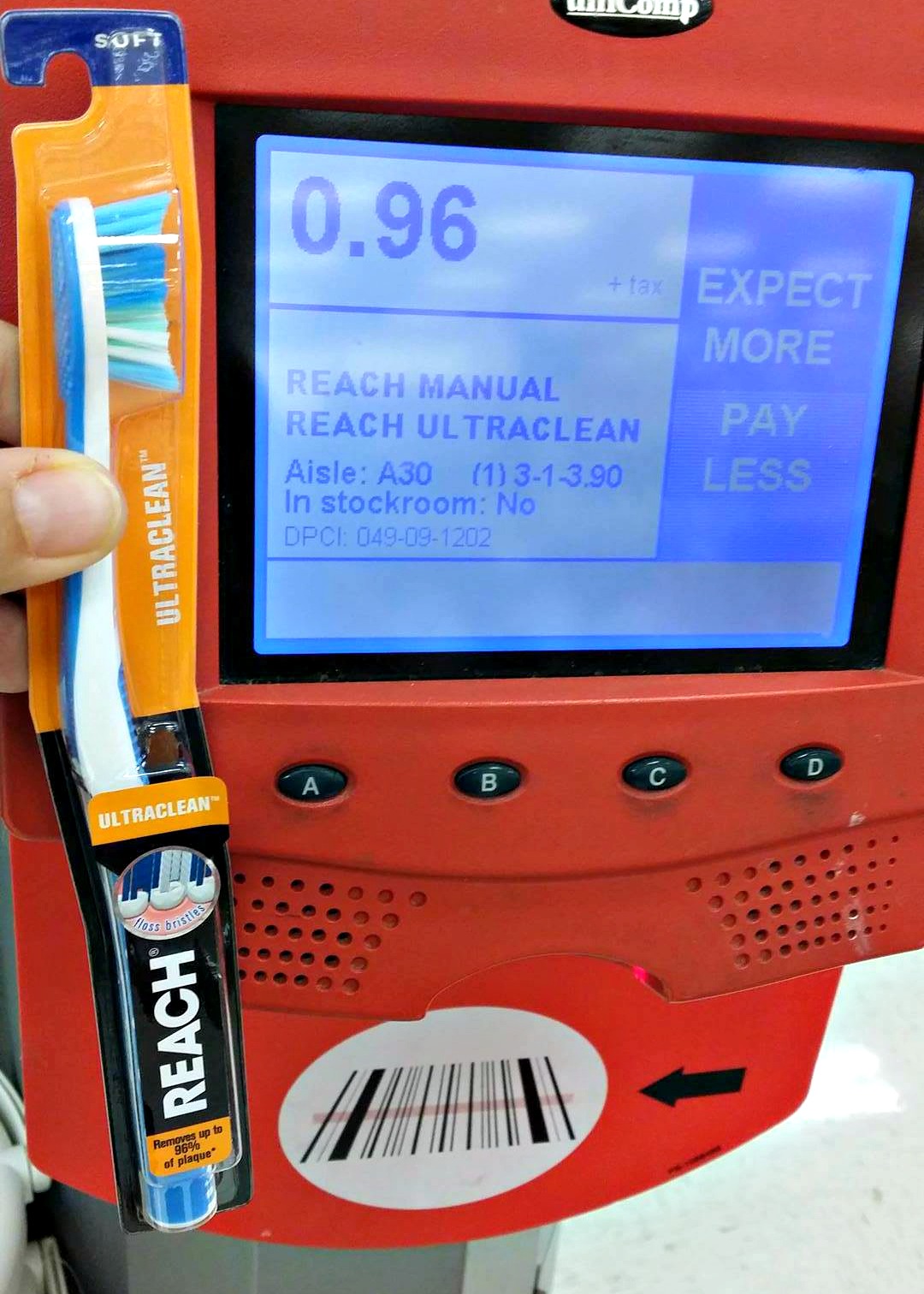 Target Reach Complete ToothBrush ONLY .48 Cents (Easy Deal