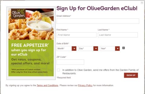 Olive Garden Kids Eat For 1 Through July 3