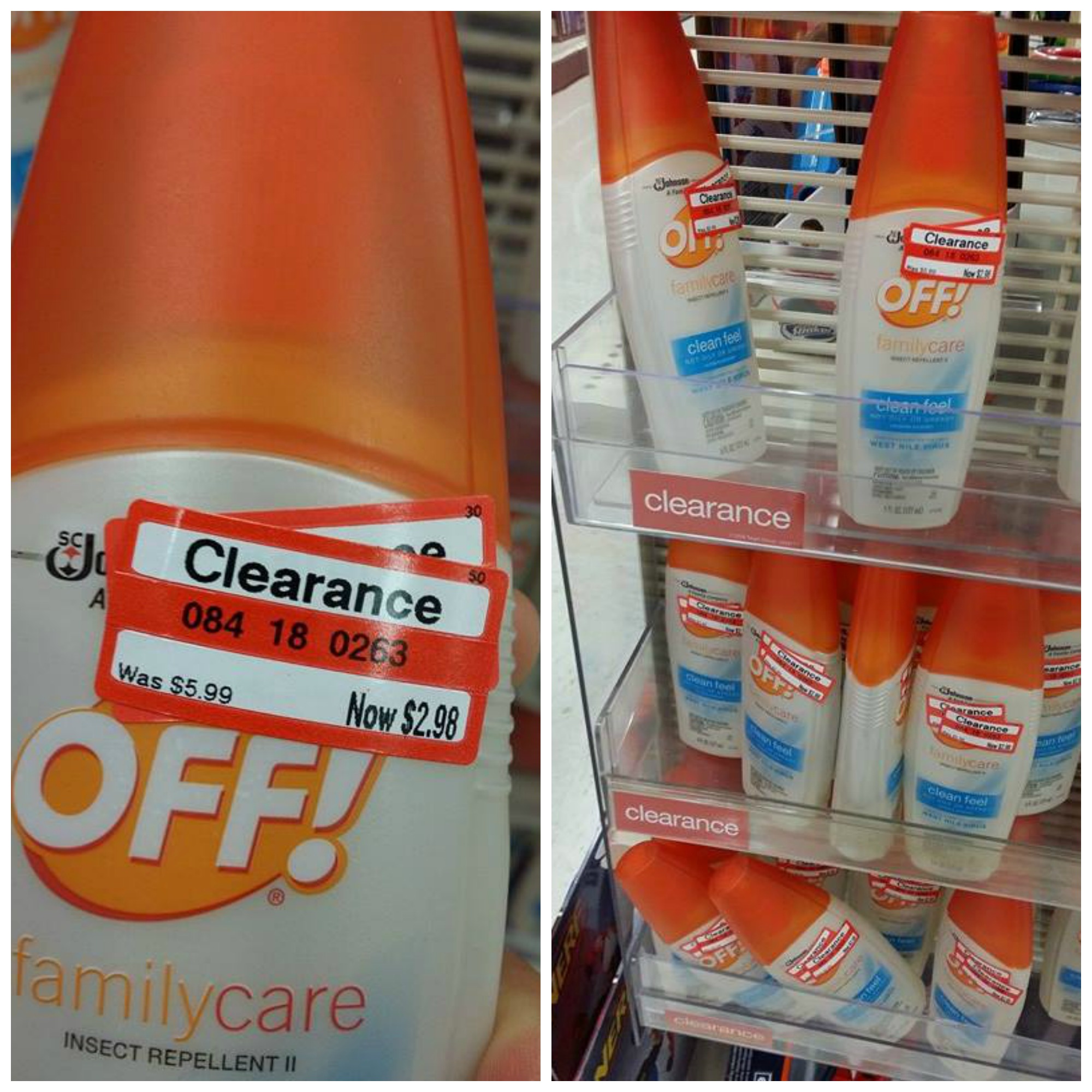 Hot deal on OFF Insect Repellent at Target! MyLitter One Deal At A Time