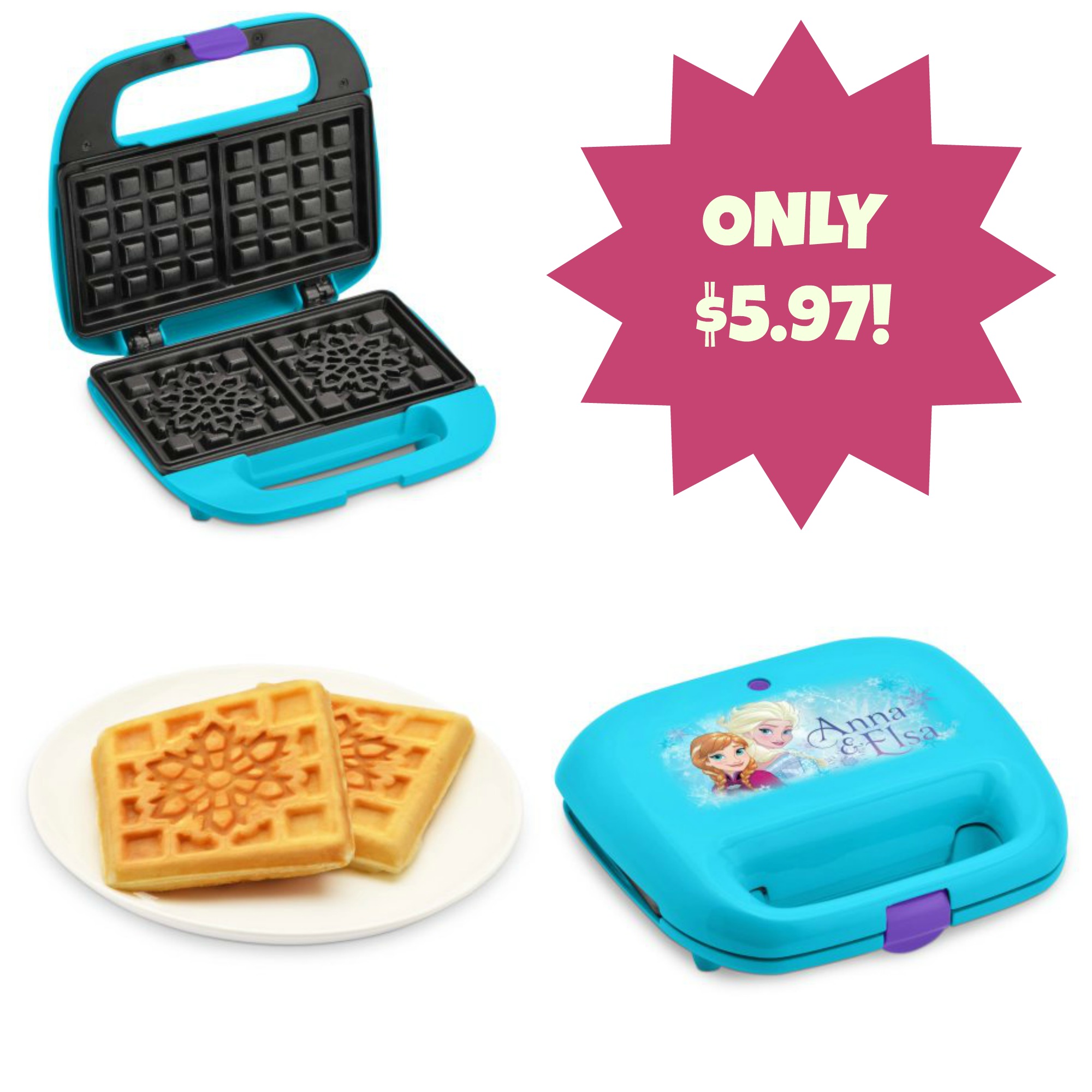 frozen 2 snowflake waffle maker