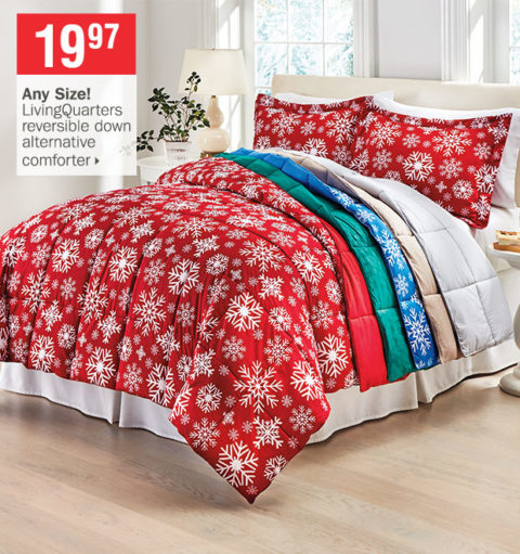 Livingquarters Reversible Down Alternative Comforter Any Size