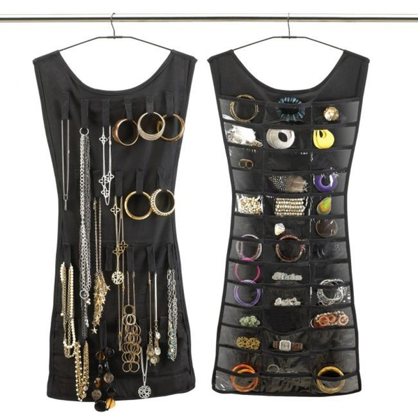 black dress jewelry organizer