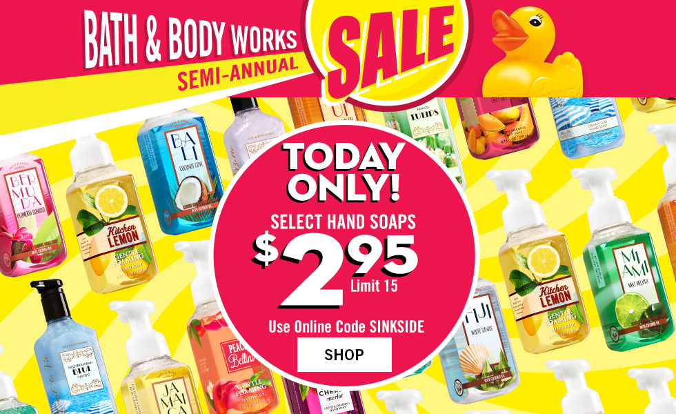 Bath And Body Works 2 95 Hand Soaps Today Only Mylitter One Deal