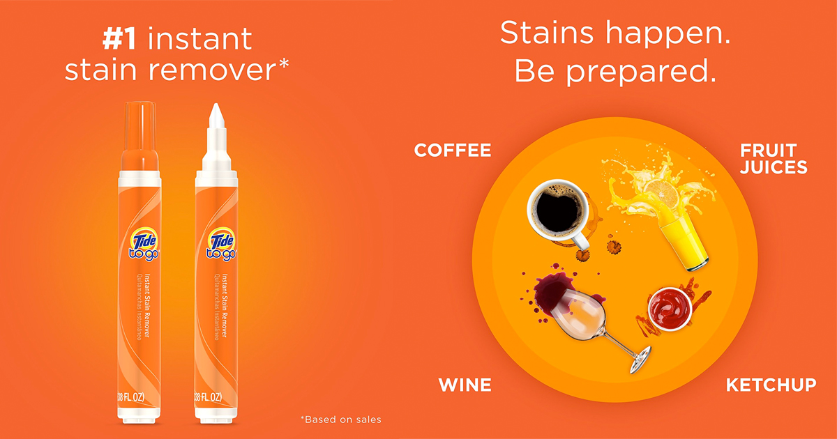 Amazon Tide To Go Instant Stain Remover Liquid Pen, 3 Count MyLitter