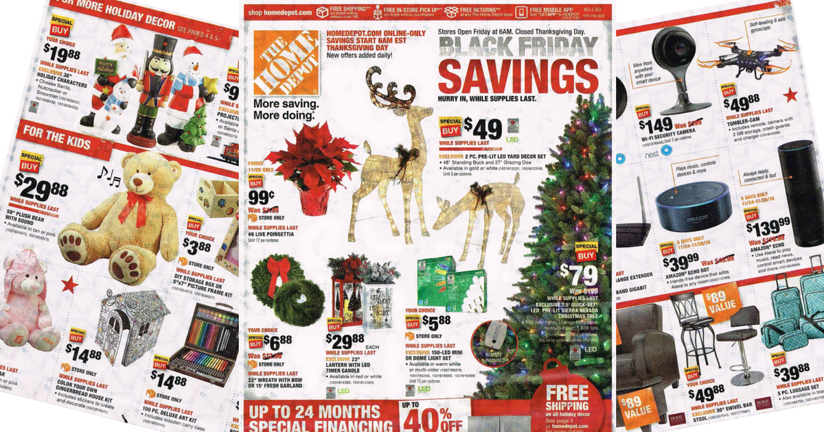 Home Depot Black Friday Ad Scan 2017 - MyLitter - One Deal At A Time