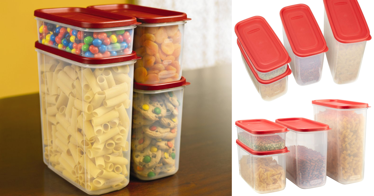 Amazon: Rubbermaid Modular Canisters Set - 8 Pieces Under $17