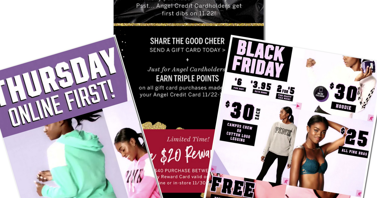 Victoria secret deals black friday