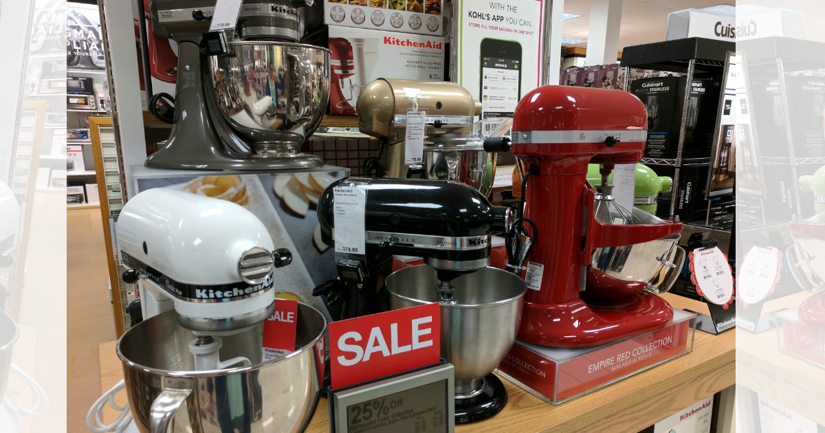 Cyber Monday Sale: Kitchenaid Stand Mixer Deals at Kohl's!
