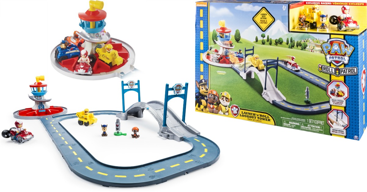 paw patrol lookout track set