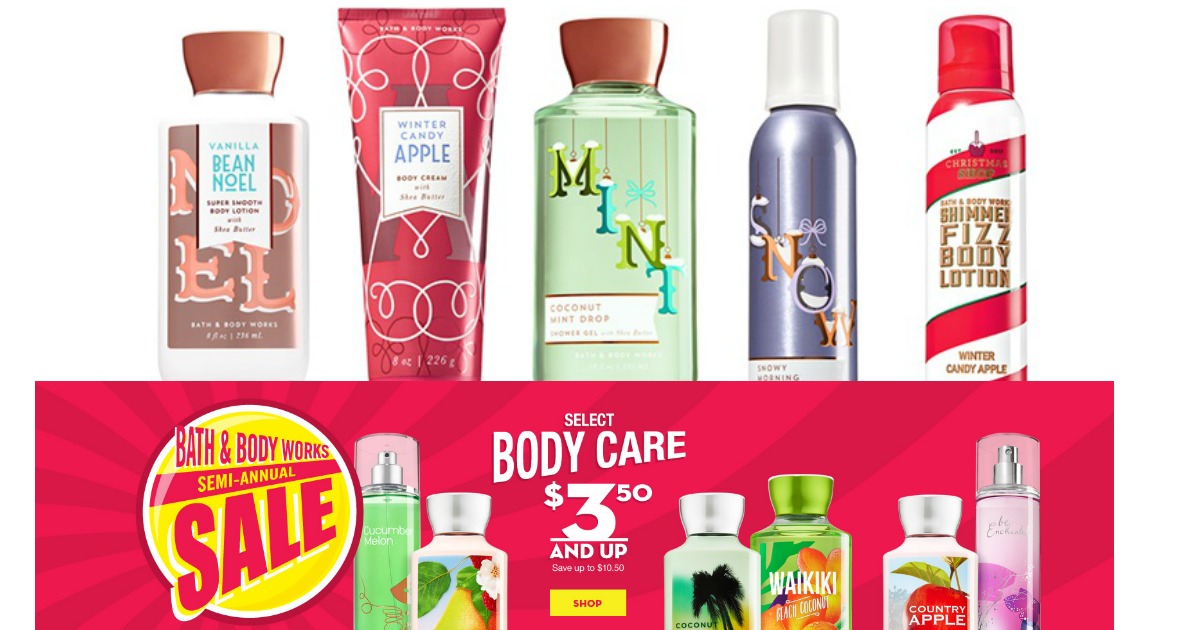 Bath & Body Works Semi Annual Sale Happening Now MyLitter One Deal