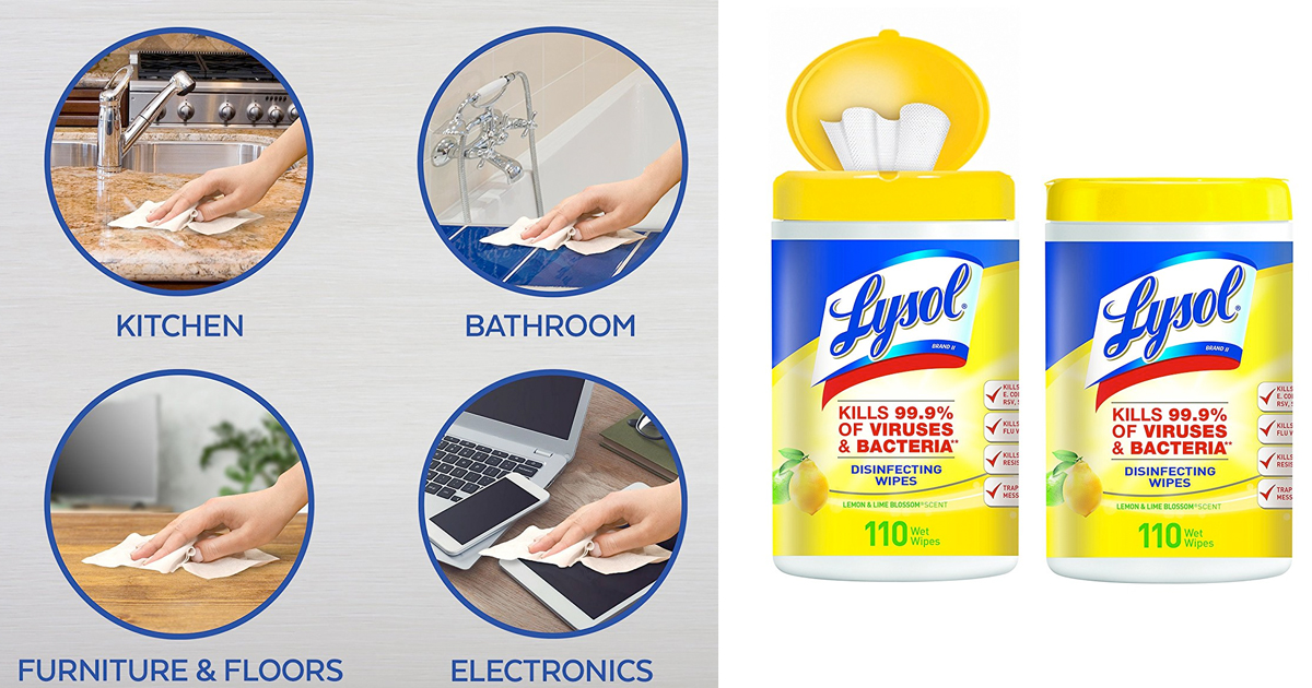 Lysol Disinfecting Wipes MyLitter One Deal At A Time