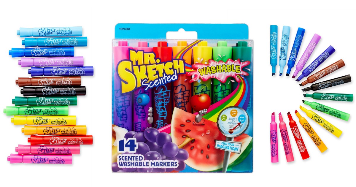 Mr. Sketch Washable Scented Markers 50 Count -J