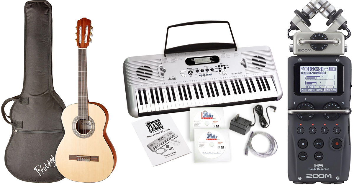 Amazon: Save up to 35% on select musical instruments and accessories