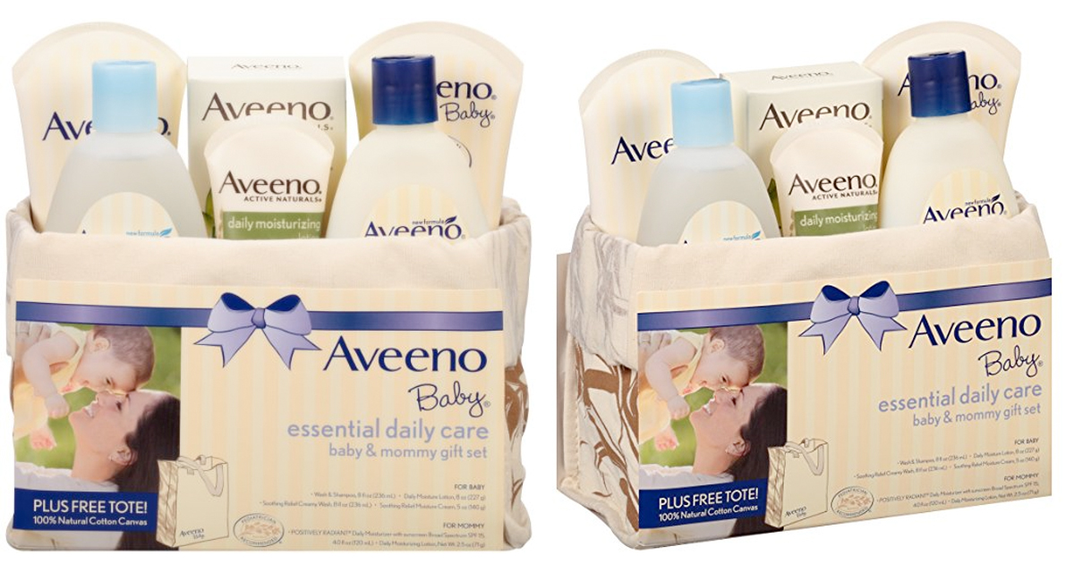 aveeno mommy and me gift set