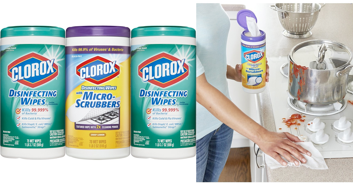 Amazon Clorox Disinfecting Wipes and Clorox Disinfecting Wipes with