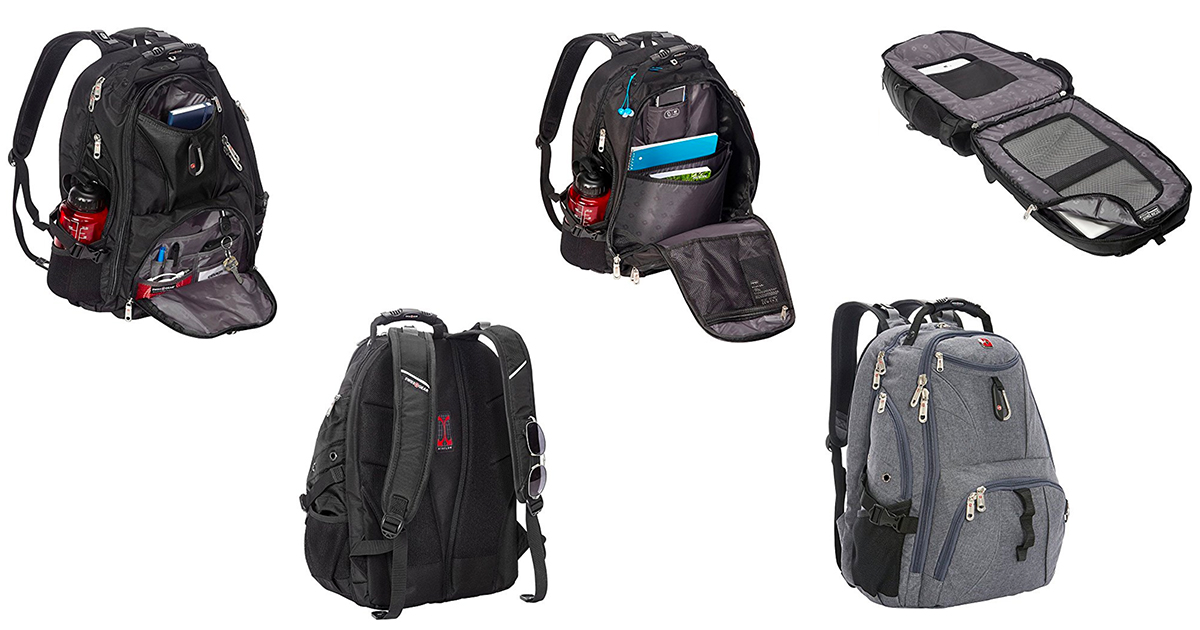 Amazon SwissGear Travel Gear 1900 Scansmart TSA Laptop Backpack 49.99