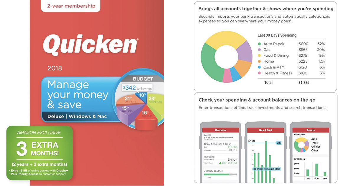 moneyspire vs quicken 2018