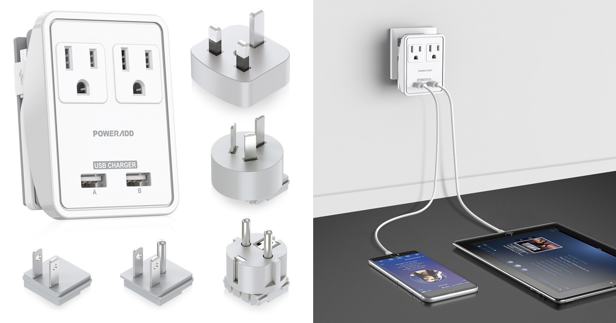 Amazon Poweradd Travel Power Adapter Kits 16.49 (Regular Price 39.99