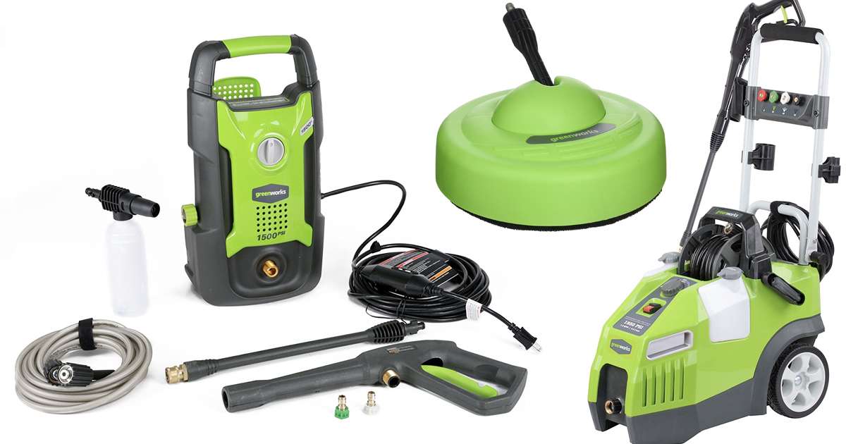 Amazon Save on Greenworks Pressure Washers and Accessories MyLitter