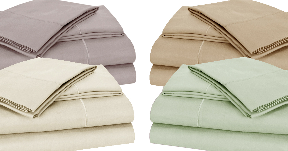 Amazon Chateau Home Collection 500 Thread Count Sheet Set as low as