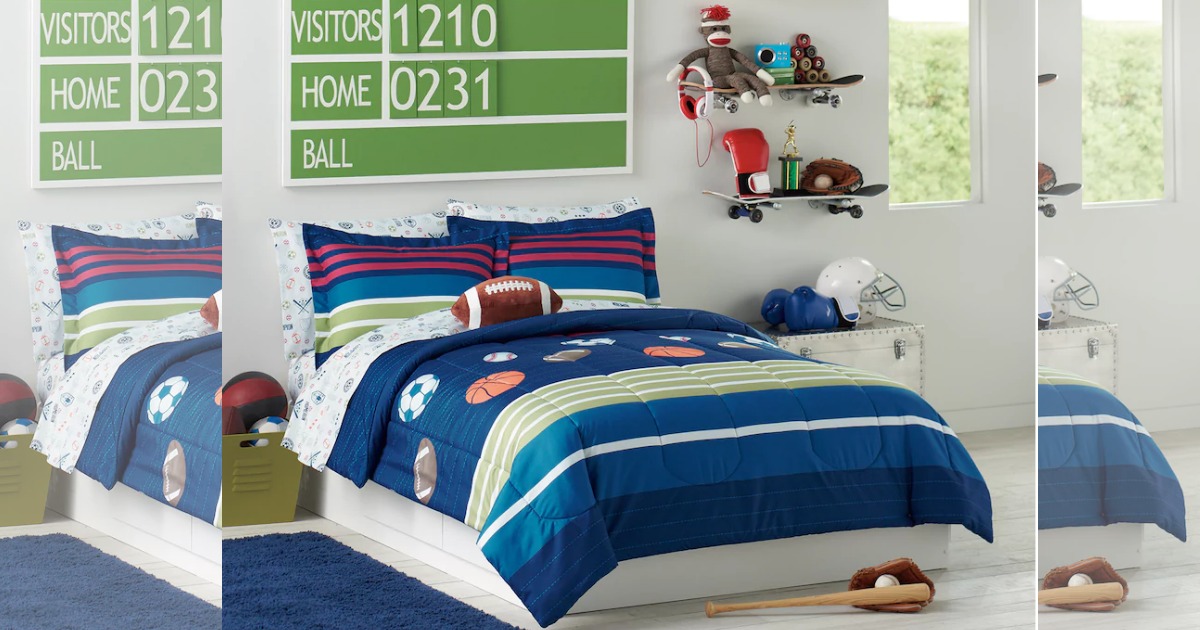 Kohl's Cardholders Kids Sports Bedding Sets 19.59 (Reg. 140) + FREE Shipping