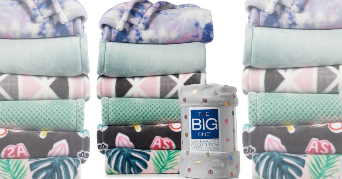 kohl's the big one reversible plush comforter