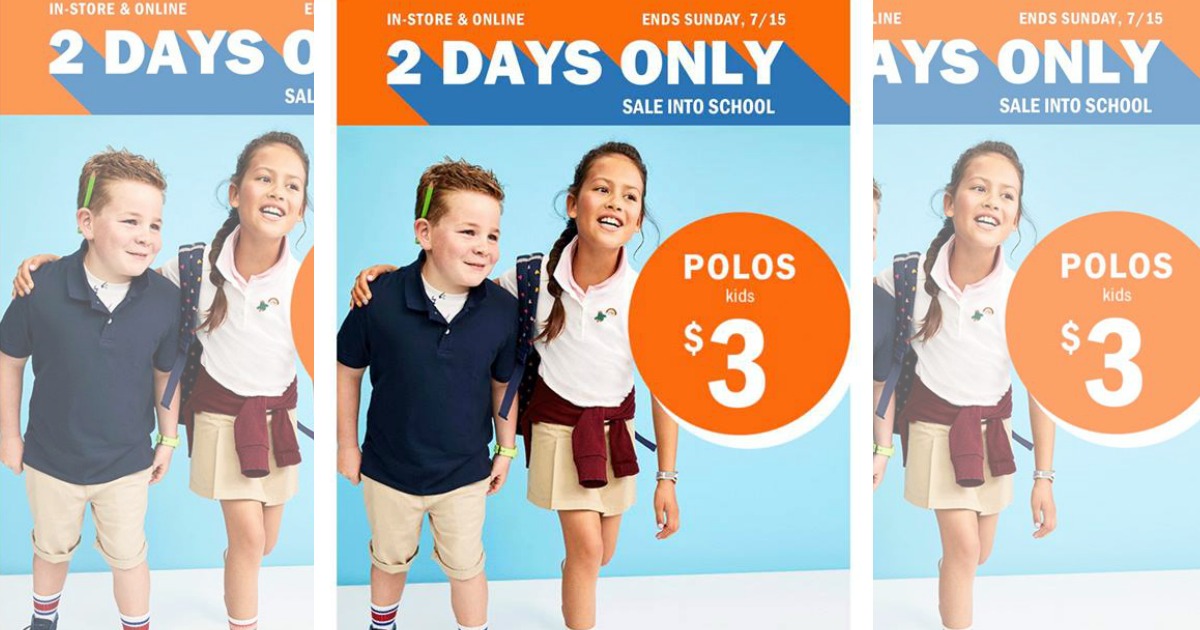 Old Navy School Uniform Sale 2025