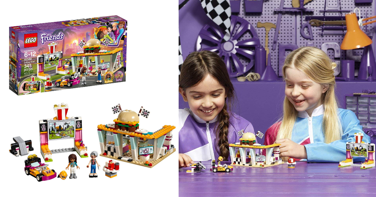 Lego friends online drifting diner amazon