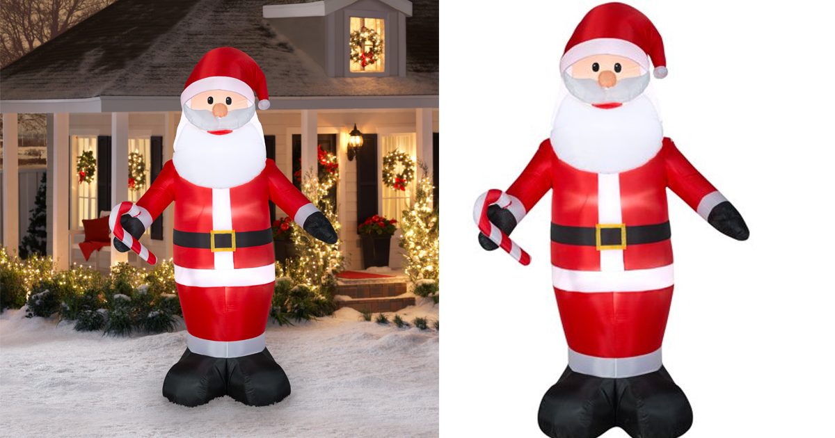 Walmart Black Friday 9 Ft Jumbo Santa Inflatable 29 Regular