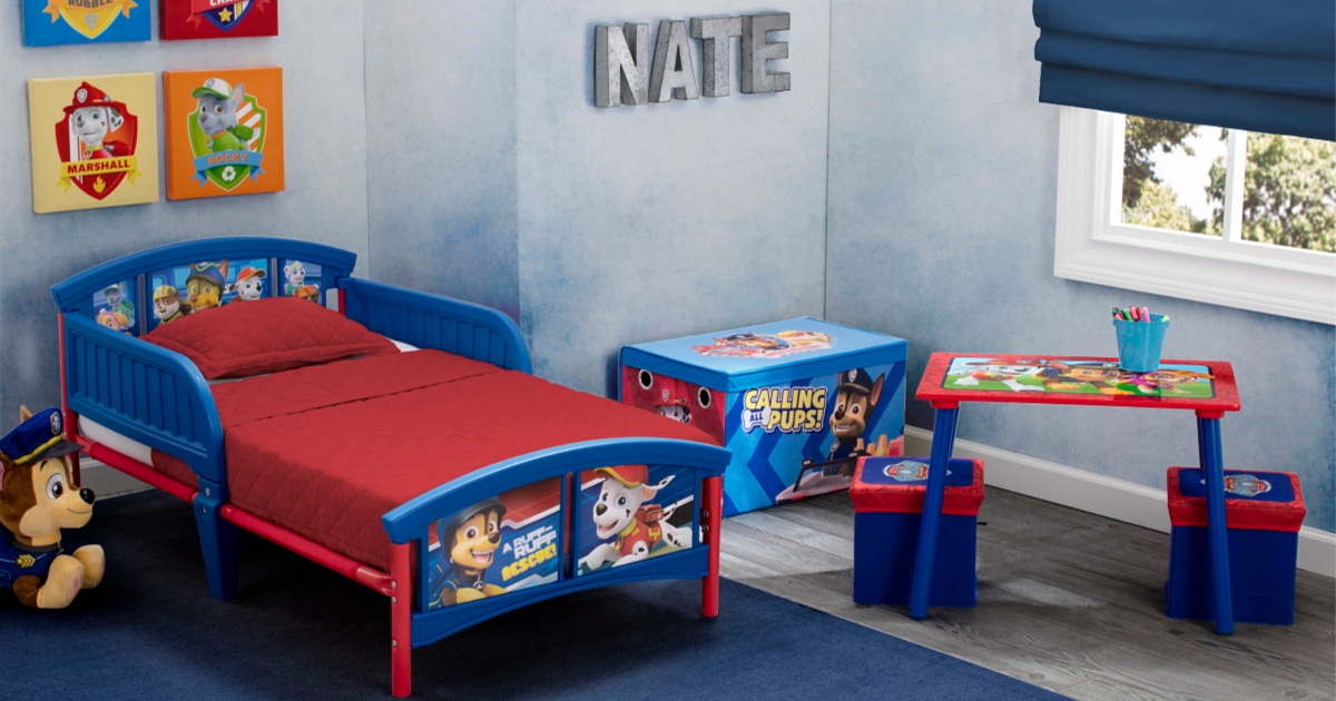 Walmart: PAW Patrol 4-Piece Toddler Bed Bedroom Set