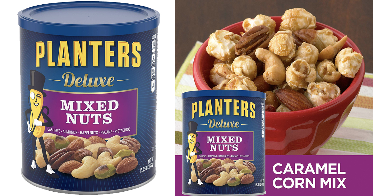 Amazon Planters Deluxe Mixed Nuts 6.23 (Regular Price 19.39