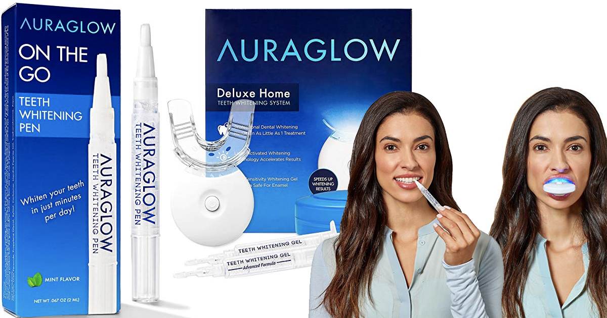 Amazon Save on AuraGlow Teeth Whitening MyLitter One Deal At A Time