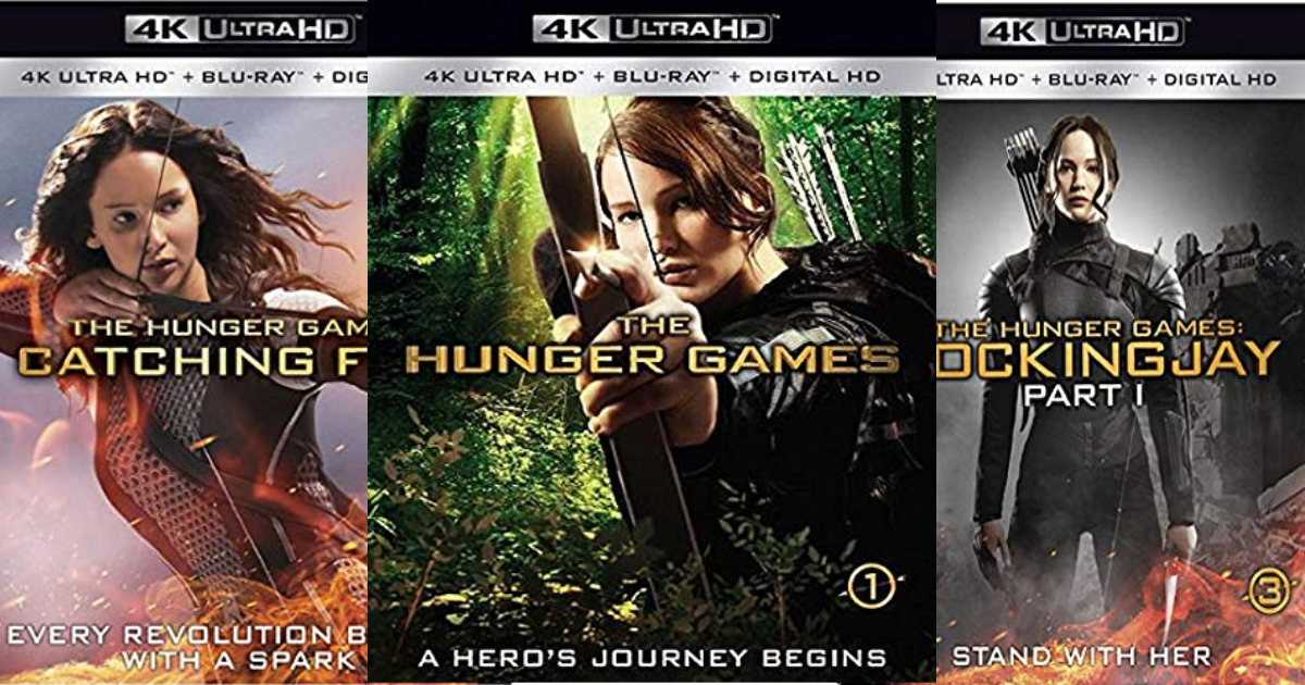 The Hunger Games on 4K Ultra HD Great Deals on All the Movies!
