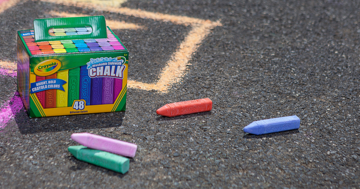 Kohl's: Crayola 48-pack Tropical Sidewalk Chalk - Only $2.99! (Compare